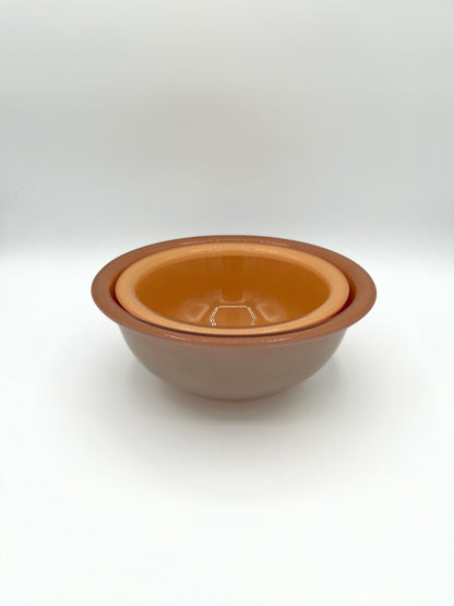 Vintage Pyrex Nesting Mixing Bowls Set of 2