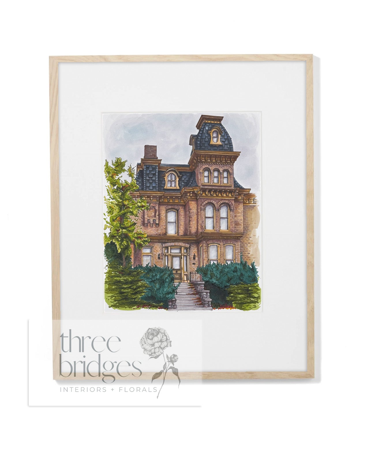 Roselawn Centre Hand-Rendered